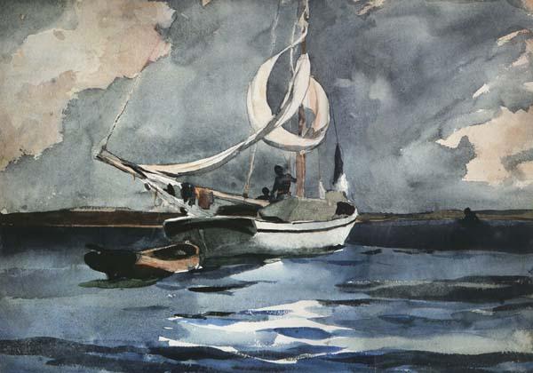 Winslow Homer Sloop Nassau (mk44)